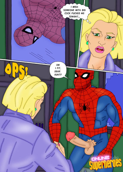 Peter Parker masturbates with Mary Jane
