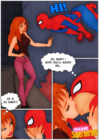 Spiderman fucks his lady