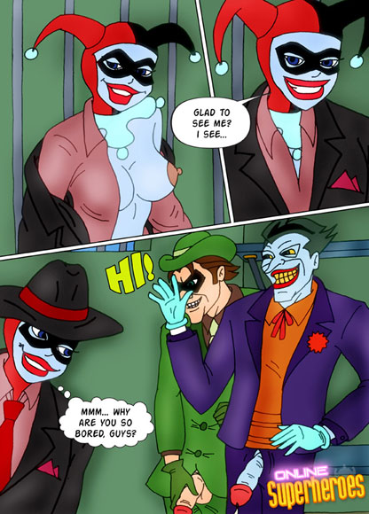 416px x 580px - Harley Quinn pays Joker and Riddler a sex visit | Superheroes Cartoon Porn