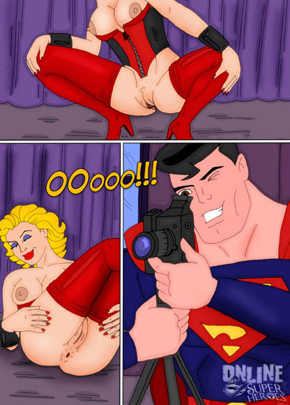 Superman taking erotic pictures