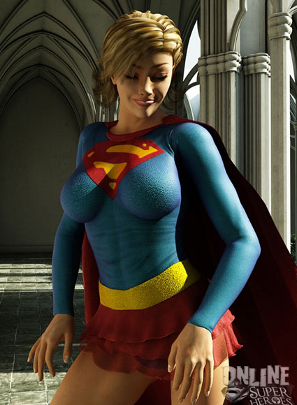 Super Girl in 3D