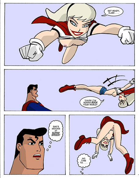 Superman banging Supergirl